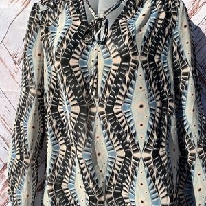 Express Print Blouse - Size L